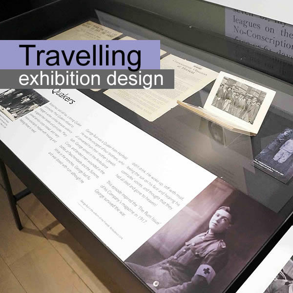 travelling exhibition design UK travelling exhibition design
