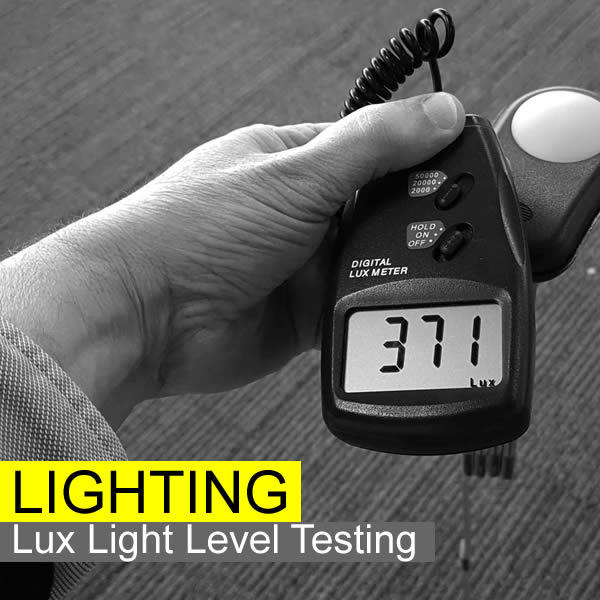 Lux Light Level Testing Offices